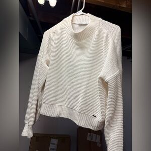 Hollister Cream Cowl Neck Sweater